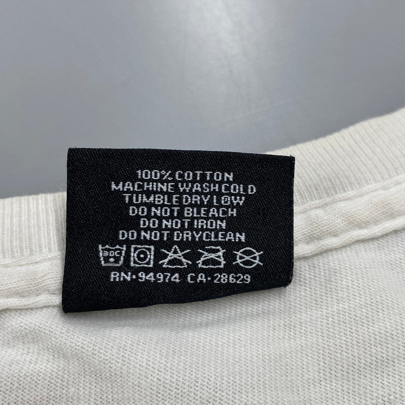 【現状渡し品】【メンズ】 STUSSY ステューシー SHADOWMAN シャドーマン SS TEE ショートスリーブ Ｔシャツ トップス 半袖 142-250927-ya-26-izu サイズ：M カラー：ホワイト 万代Net店