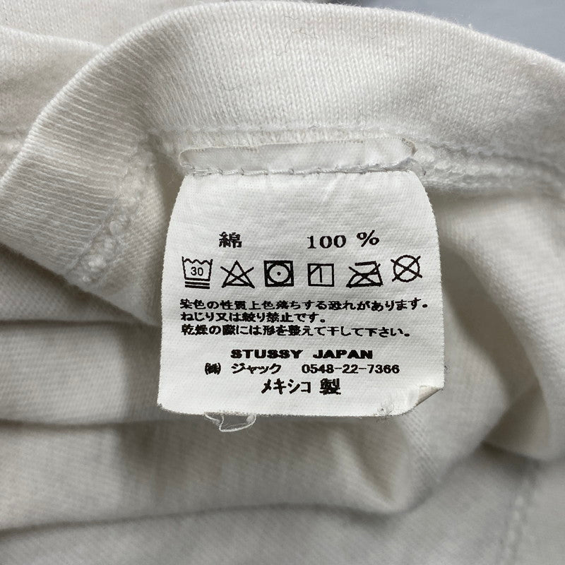 【現状渡し品】【メンズ】 STUSSY ステューシー SHADOWMAN シャドーマン SS TEE ショートスリーブ Ｔシャツ トップス 半袖 142-250927-ya-26-izu サイズ：M カラー：ホワイト 万代Net店