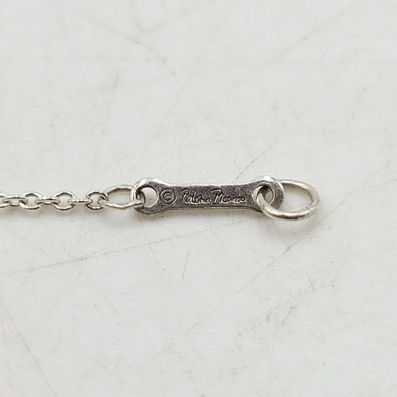 【中古品】【レディース】 TIFFANY&Co. ティファニー PALOMA PICASSO AG925 OLIVE PENDANT TOP NECKLACE パロマ ピカソ オリーブ ペンダントトップ ネックレス アクセサリー 182-250917-as-07-izu カラー：シルバー 万代Net店