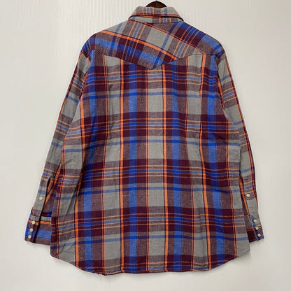 【中古品】【メンズ】 VINTAGE ヴィンテージ 70S-80S LS FLANNEL SHIRT ロングスリーブ フランネル シャツ トップス 長袖 146-250927-ya-04-izu サイズ：下記参照 カラー：マルチカラー 万代Net店