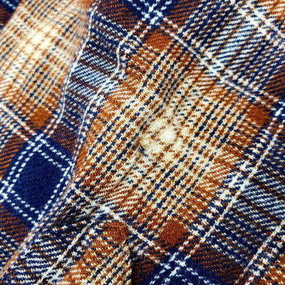 【中古品】【メンズ】 PENDLETON ペンドルトン USA製 70S LS WOOL CHECK SHIRT 70年代 ロングスリーブ ウール チェックシャツ トップス 長袖 146-250916-cs-03-izu サイズ：L カラー：ブラウン系 万代Net店