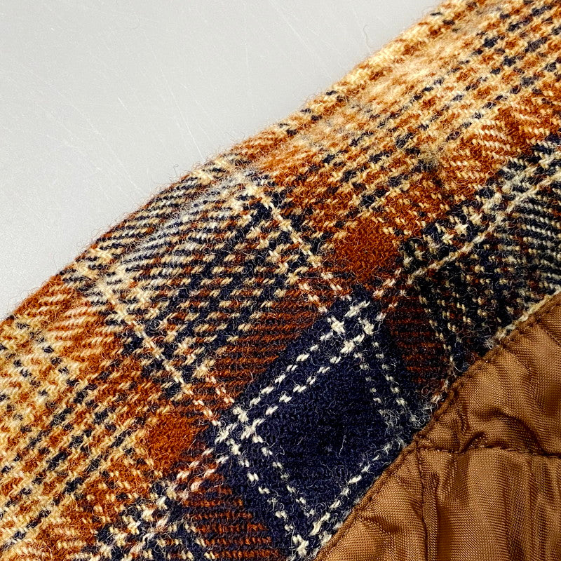 【中古品】【メンズ】 PENDLETON ペンドルトン USA製 70S LS WOOL CHECK SHIRT 70年代 ロングスリーブ ウール チェックシャツ トップス 長袖 146-250916-cs-03-izu サイズ：L カラー：ブラウン系 万代Net店