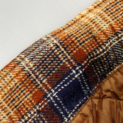 【中古品】【メンズ】 PENDLETON ペンドルトン USA製 70S LS WOOL CHECK SHIRT 70年代 ロングスリーブ ウール チェックシャツ トップス 長袖 146-250916-cs-03-izu サイズ：L カラー：ブラウン系 万代Net店