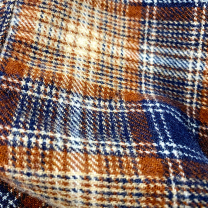 【中古品】【メンズ】 PENDLETON ペンドルトン USA製 70S LS WOOL CHECK SHIRT 70年代 ロングスリーブ ウール チェックシャツ トップス 長袖 146-250916-cs-03-izu サイズ：L カラー：ブラウン系 万代Net店