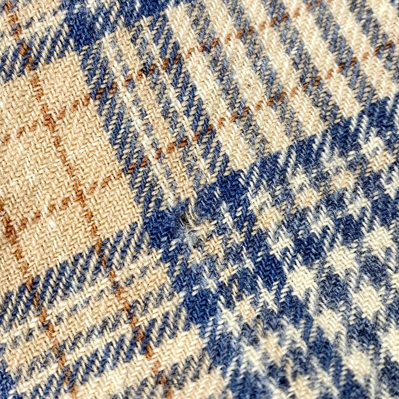 【中古品】【メンズ】 PENDLETON ペンドルトン USA製 70S LS WOOL CHECK SHIRT 70年代 ロングスリーブ ウール チェックシャツ トップス 長袖 146-250916-cs-04-izu サイズ：L カラー：ベージュ/ブルー 万代Net店