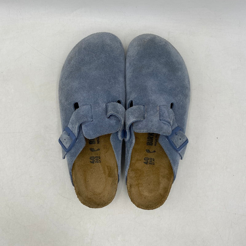 【中古品】【メンズ/レディース】 BIRKENSTOCK ビルケンシュトック ドイツ製 BOSTON ボストン サンダル 靴 シューズ 164-250927-ya-08-izu サイズ：26cm カラー：LIGHT BLUE 万代Net店
