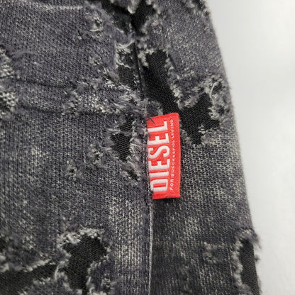【中古品】【メンズ】 DIESEL ディーゼル P-MARTIS-SHOW BURNOUT TRACK PANTS 0GIAP トラックパンツ ボトムス 152-250921-as-19-izu サイズ：S カラー：ブラック系 万代Net店