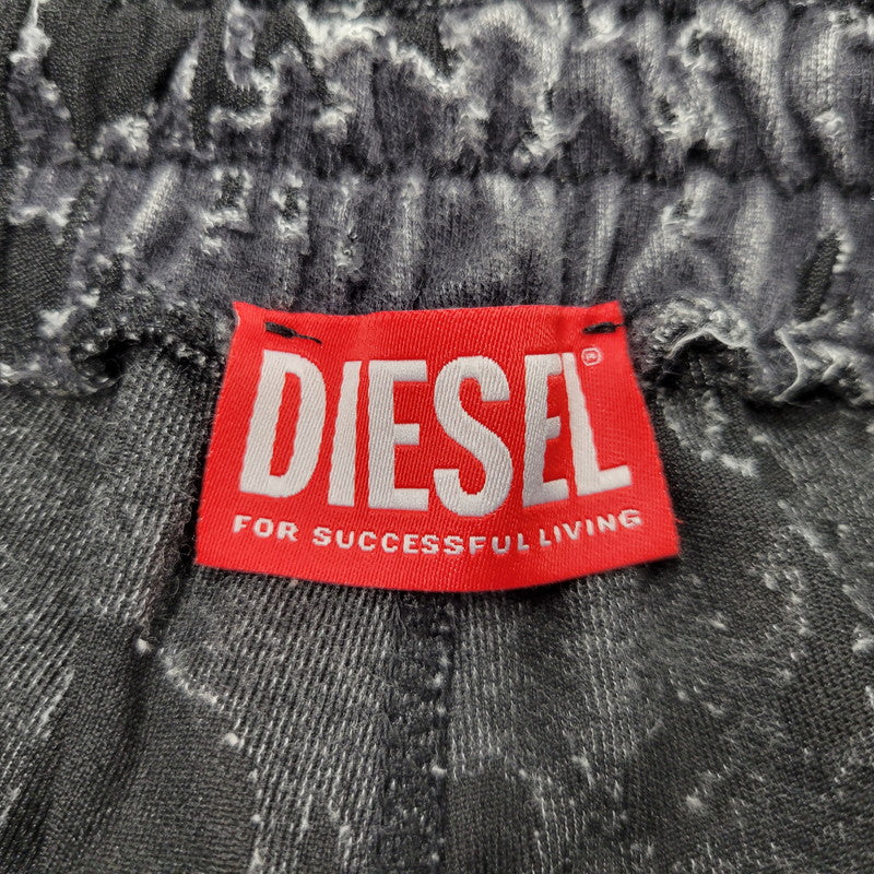 【中古品】【メンズ】 DIESEL ディーゼル P-MARTIS-SHOW BURNOUT TRACK PANTS 0GIAP トラックパンツ ボトムス 152-250921-as-19-izu サイズ：S カラー：ブラック系 万代Net店