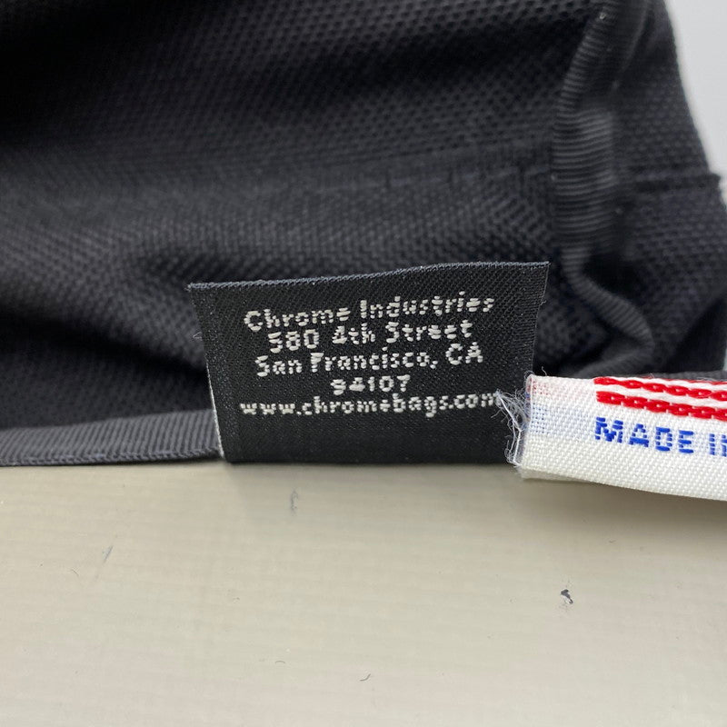 【現状渡し品】【メンズ/レディース】 CHROME クローム USA製 BACKPACK バックパック リュック カバン 鞄 188-250927-ya-07-izu カラー：BLACK 万代Net店