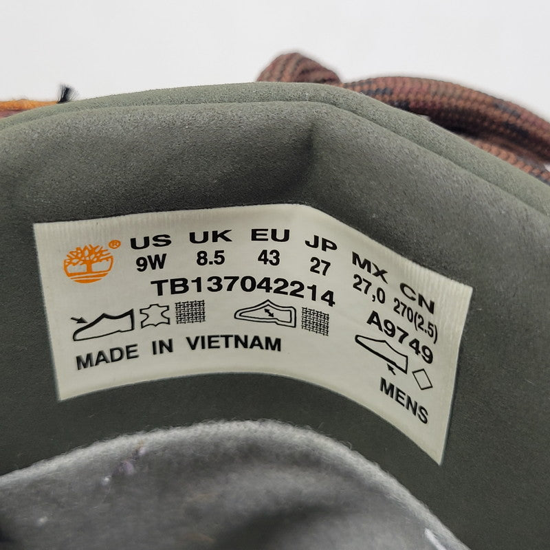 【中古品】【メンズ】 Timberland ティンバーランド HERITAGE MID LACE GTX BOOT TB137042214 ミッド レース ゴアテックス ブーツ シューズ 靴 164-250917-as-02-izu サイズ：27cm カラー：ブラウン 万代Net店