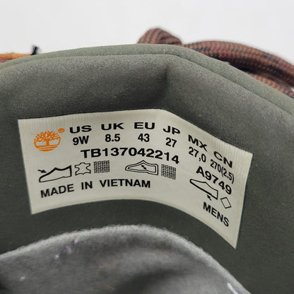 【中古品】【メンズ】 Timberland ティンバーランド HERITAGE MID LACE GTX BOOT TB137042214 ミッド レース ゴアテックス ブーツ シューズ 靴 164-250917-as-02-izu サイズ：27cm カラー：ブラウン 万代Net店