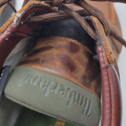 【中古品】【メンズ】 Timberland ティンバーランド HERITAGE MID LACE GTX BOOT TB137042214 ミッド レース ゴアテックス ブーツ シューズ 靴 164-250917-as-02-izu サイズ：27cm カラー：ブラウン 万代Net店