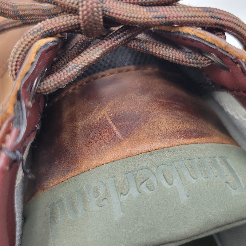 【中古品】【メンズ】 Timberland ティンバーランド HERITAGE MID LACE GTX BOOT TB137042214 ミッド レース ゴアテックス ブーツ シューズ 靴 164-250917-as-02-izu サイズ：27cm カラー：ブラウン 万代Net店