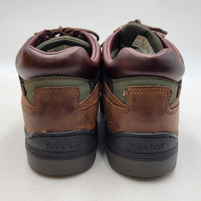 【中古品】【メンズ】 Timberland ティンバーランド HERITAGE MID LACE GTX BOOT TB137042214 ミッド レース ゴアテックス ブーツ シューズ 靴 164-250917-as-02-izu サイズ：27cm カラー：ブラウン 万代Net店