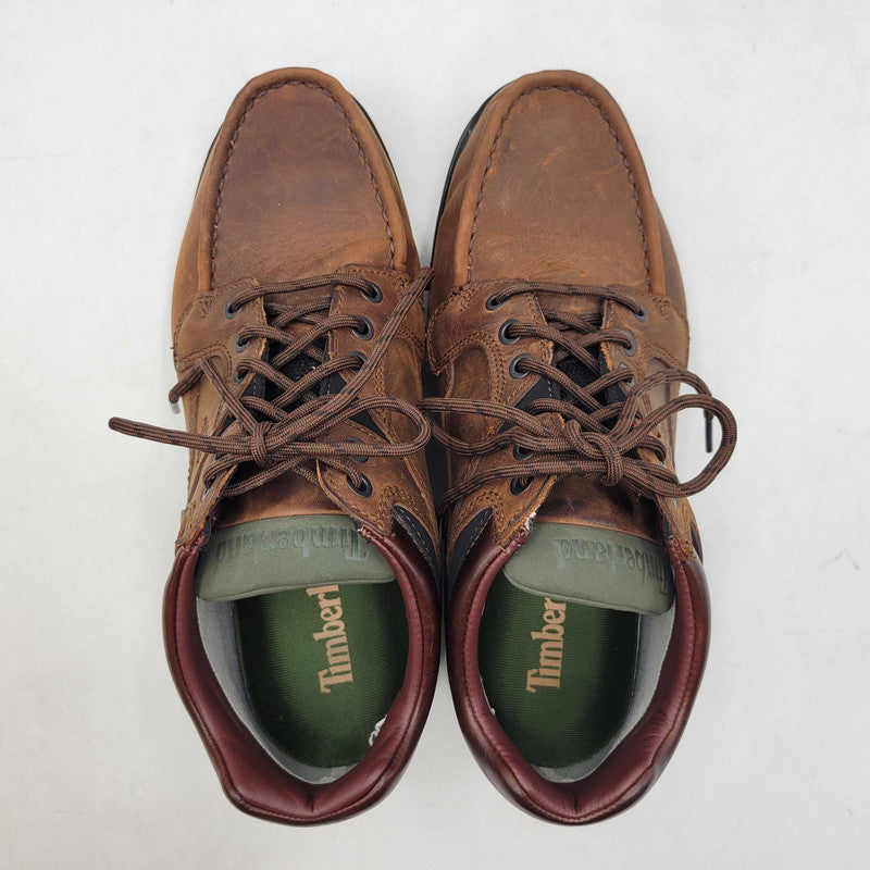 【中古品】【メンズ】 Timberland ティンバーランド HERITAGE MID LACE GTX BOOT TB137042214 ミッド レース ゴアテックス ブーツ シューズ 靴 164-250917-as-02-izu サイズ：27cm カラー：ブラウン 万代Net店