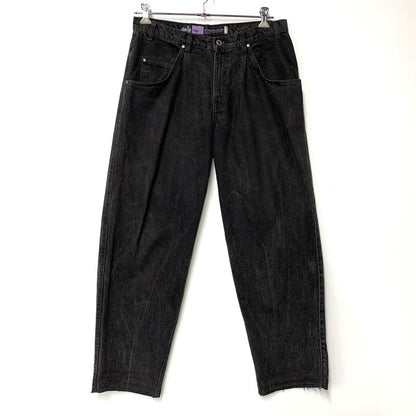 【中古品】【メンズ】 LEVI'S SILVER TAB リーバイス シルバータブ BAGGY BLACK DENIM PANTS 刻印411 バギー ブラック デニムパンツ ジーンズ ボトムス 157-250920-as-11-izu カラー：ブラック 万代Net店