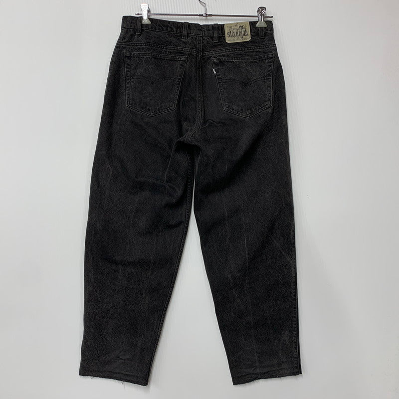 【中古品】【メンズ】 LEVI'S SILVER TAB リーバイス シルバータブ BAGGY BLACK DENIM PANTS 刻印411 バギー ブラック デニムパンツ ジーンズ ボトムス 157-250920-as-11-izu カラー：ブラック 万代Net店