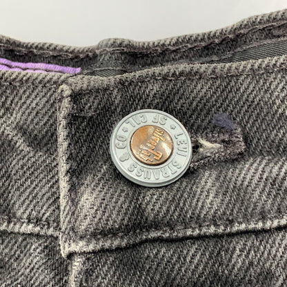 【中古品】【メンズ】 LEVI'S SILVER TAB リーバイス シルバータブ BAGGY BLACK DENIM PANTS 刻印411 バギー ブラック デニムパンツ ジーンズ ボトムス 157-250920-as-11-izu カラー：ブラック 万代Net店