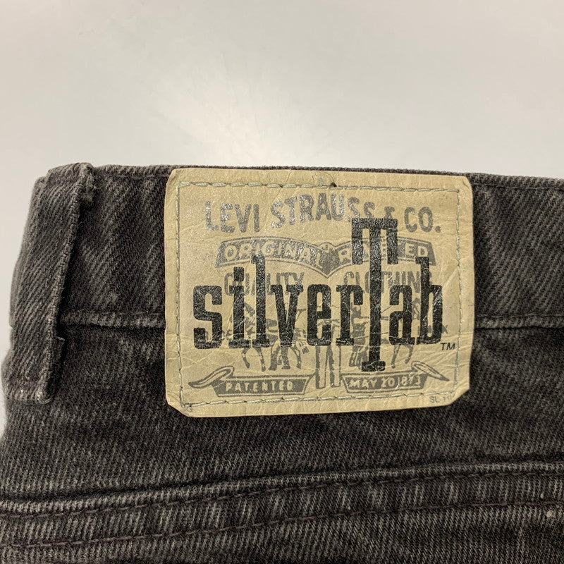 【中古品】【メンズ】 LEVI'S SILVER TAB リーバイス シルバータブ BAGGY BLACK DENIM PANTS 刻印411 バギー ブラック デニムパンツ ジーンズ ボトムス 157-250920-as-11-izu カラー：ブラック 万代Net店