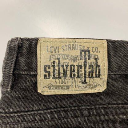 【中古品】【メンズ】 LEVI'S SILVER TAB リーバイス シルバータブ BAGGY BLACK DENIM PANTS 刻印411 バギー ブラック デニムパンツ ジーンズ ボトムス 157-250920-as-11-izu カラー：ブラック 万代Net店