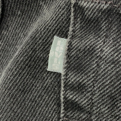 【中古品】【メンズ】 LEVI'S SILVER TAB リーバイス シルバータブ BAGGY BLACK DENIM PANTS 刻印411 バギー ブラック デニムパンツ ジーンズ ボトムス 157-250920-as-11-izu カラー：ブラック 万代Net店