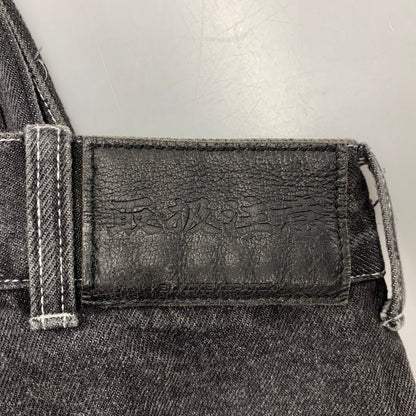 【中古品】【メンズ】 BLACKEYEPATCH ブラックアイパッチ B EMBLEM DOUBLE KNEE DENIM PANTS ダブルニー デニムパンツ ジーンズ ボトムス 153-250920-as-10-izu サイズ：34/L カラー：ブラック 万代Net店