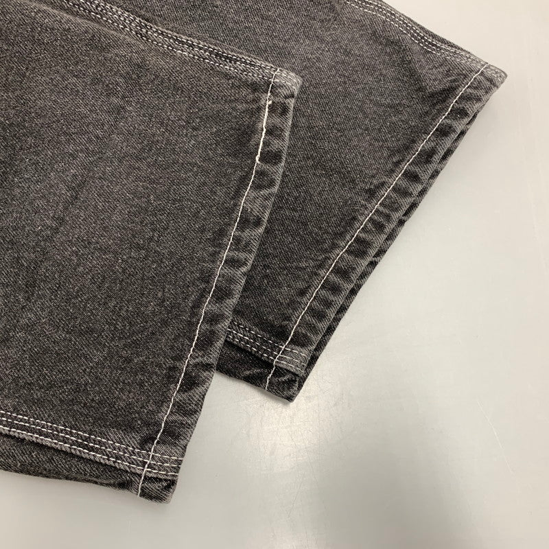 【中古品】【メンズ】 BLACKEYEPATCH ブラックアイパッチ B EMBLEM DOUBLE KNEE DENIM PANTS ダブルニー デニムパンツ ジーンズ ボトムス 153-250920-as-10-izu サイズ：34/L カラー：ブラック 万代Net店