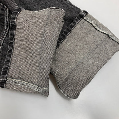 【中古品】【メンズ】 BLACKEYEPATCH ブラックアイパッチ B EMBLEM DOUBLE KNEE DENIM PANTS ダブルニー デニムパンツ ジーンズ ボトムス 153-250920-as-10-izu サイズ：34/L カラー：ブラック 万代Net店