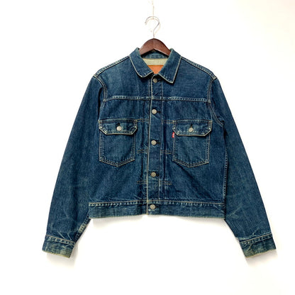 【中古品】【メンズ】 Levi's リーバイス BIG-E 2ND DENIM JACKET 71507XX デニムジャケット 刻印J02 日本製 アウター 146-250918-as-14-izu サイズ：38 カラー：インディゴ 万代Net店