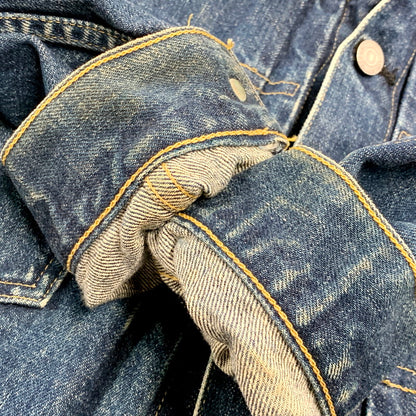 【中古品】【メンズ】 Levi's リーバイス BIG-E 2ND DENIM JACKET 71507XX デニムジャケット 刻印J02 日本製 アウター 146-250918-as-14-izu サイズ：38 カラー：インディゴ 万代Net店