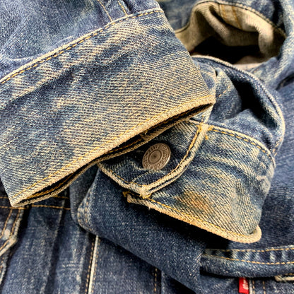 【中古品】【メンズ】 Levi's リーバイス BIG-E 2ND DENIM JACKET 71507XX デニムジャケット 刻印J02 日本製 アウター 146-250918-as-14-izu サイズ：38 カラー：インディゴ 万代Net店