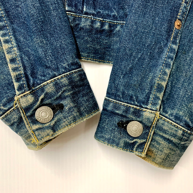 【中古品】【メンズ】 Levi's リーバイス BIG-E 2ND DENIM JACKET 71507XX デニムジャケット 刻印J02 日本製 アウター 146-250918-as-14-izu サイズ：38 カラー：インディゴ 万代Net店
