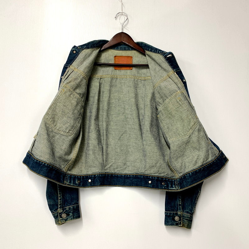 【中古品】【メンズ】 Levi's リーバイス BIG-E 2ND DENIM JACKET 71507XX デニムジャケット 刻印J02 日本製 アウター 146-250918-as-14-izu サイズ：38 カラー：インディゴ 万代Net店