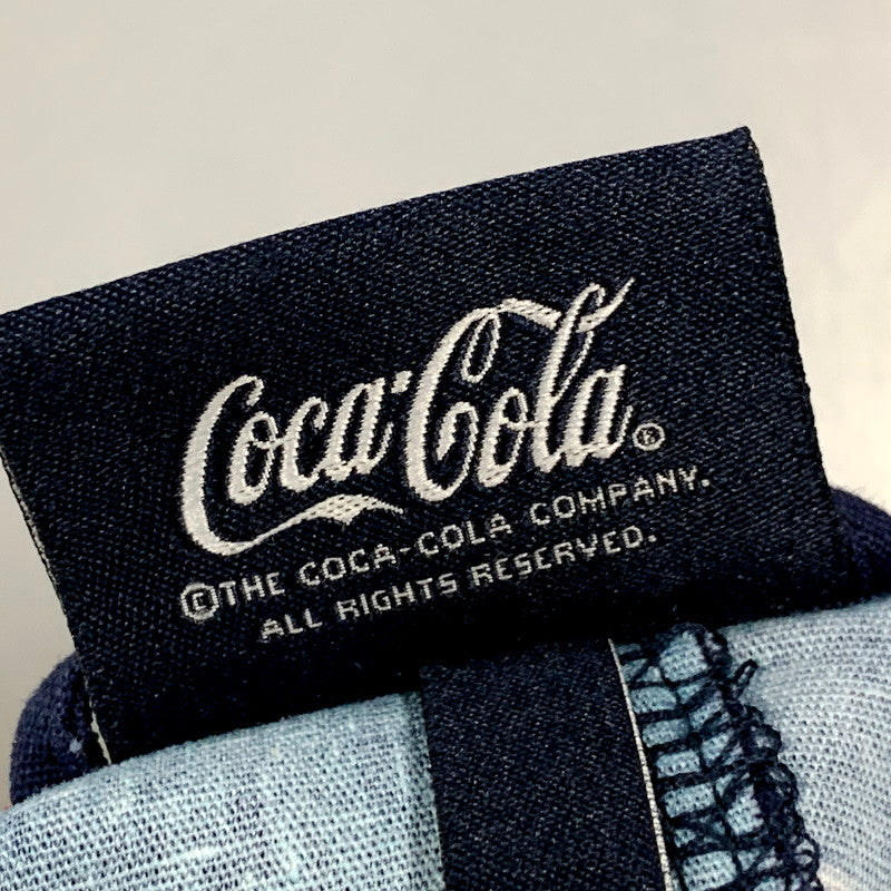 【中古品】【メンズ】 KITH キス × MITCHELL＆NESS ミッチェル アンド ネス × COCA COLA コカコーラ COKE COACHES JACKET コーチジャケット アウター 142-250918-as-15-izu サイズ：M カラー：ネイビー 万代Net店