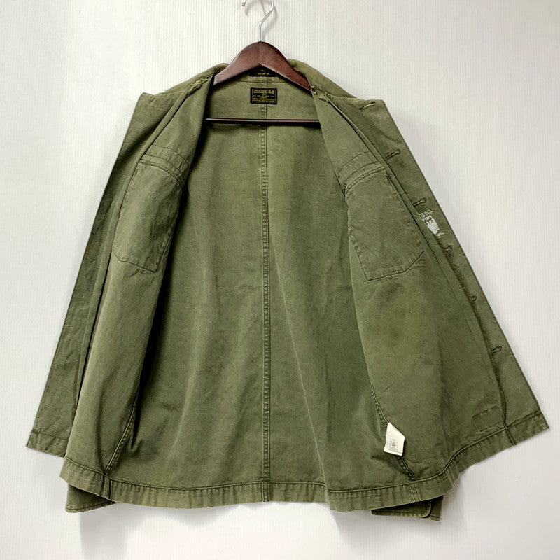【中古品】【メンズ】 WTAPS ダブルタップス BUDS LS SHIRT 141GWDT-SHM03 ロングスリーブ シャツ 長袖 トップス 142-250918-as-16-izu サイズ：2 カラー：グリーン系 万代Net店