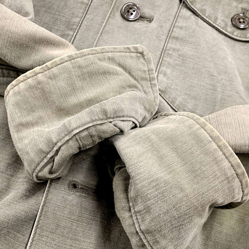 【中古品】【メンズ】 WTAPS ダブルタップス BUDS LS SHIRT 141GWDT-SHM03 ロングスリーブ シャツ 長袖 トップス 142-250918-as-16-izu サイズ：2 カラー：グリーン系 万代Net店