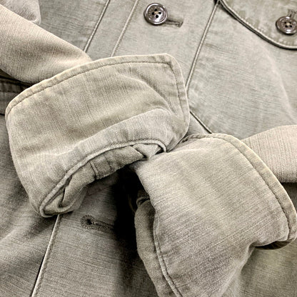 【中古品】【メンズ】 WTAPS ダブルタップス BUDS LS SHIRT 141GWDT-SHM03 ロングスリーブ シャツ 長袖 トップス 142-250918-as-16-izu サイズ：2 カラー：グリーン系 万代Net店