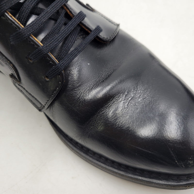 【中古品】【メンズ】 RED WING レッドウィング POSTMAN OXFORD 101 ポストマン オックスフォード USA製 刺繍羽タグ シューズ 靴 164-250917-as-04-izu サイズ：25.5cm カラー：ブラック 万代Net店