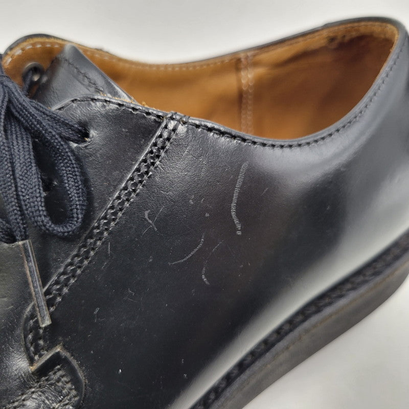 【中古品】【メンズ】 RED WING レッドウィング POSTMAN OXFORD 101 ポストマン オックスフォード USA製 刺繍羽タグ シューズ 靴 164-250917-as-04-izu サイズ：25.5cm カラー：ブラック 万代Net店