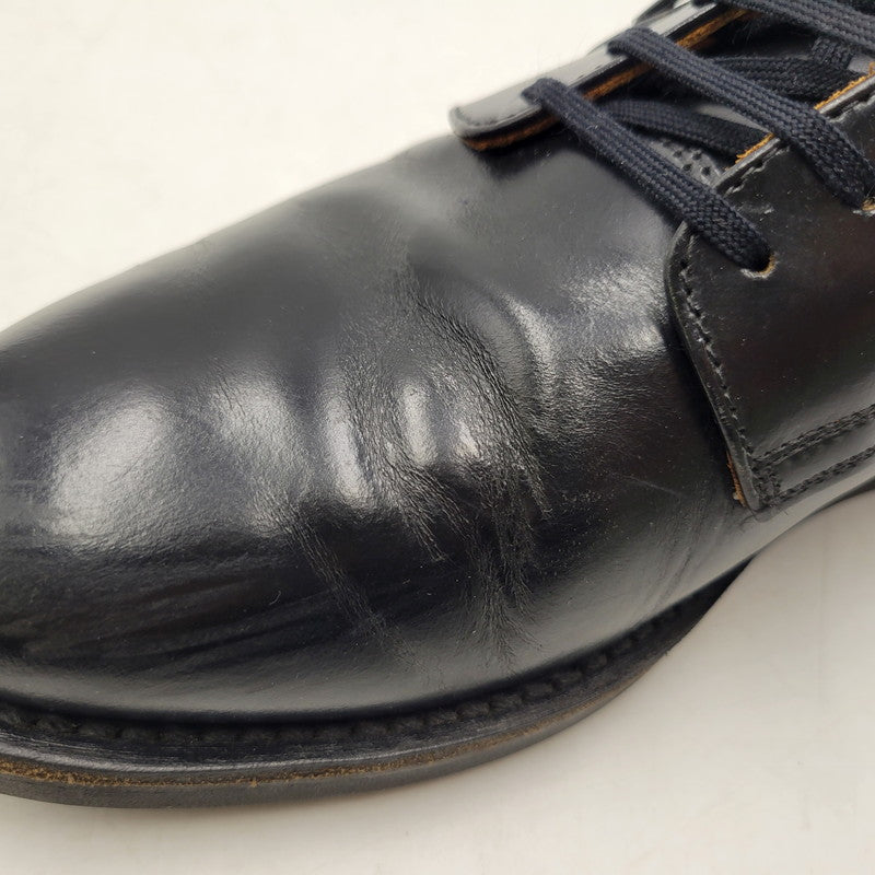 【中古品】【メンズ】 RED WING レッドウィング POSTMAN OXFORD 101 ポストマン オックスフォード USA製 刺繍羽タグ シューズ 靴 164-250917-as-04-izu サイズ：25.5cm カラー：ブラック 万代Net店