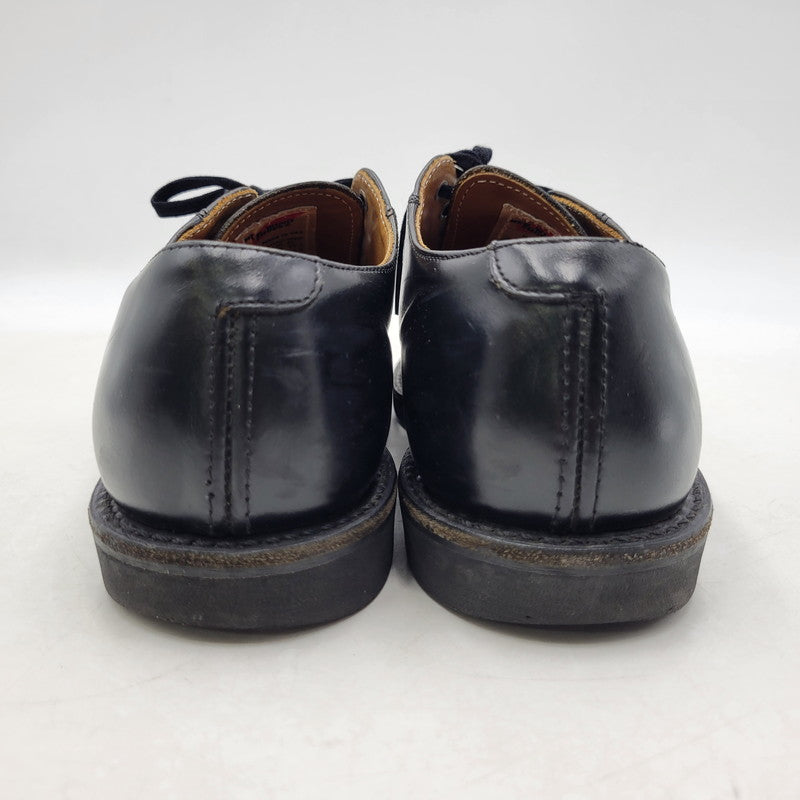 【中古品】【メンズ】 RED WING レッドウィング POSTMAN OXFORD 101 ポストマン オックスフォード USA製 刺繍羽タグ シューズ 靴 164-250917-as-04-izu サイズ：25.5cm カラー：ブラック 万代Net店