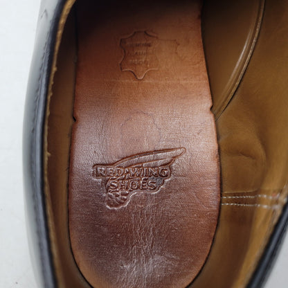【中古品】【メンズ】 RED WING レッドウィング POSTMAN OXFORD 101 ポストマン オックスフォード USA製 刺繍羽タグ シューズ 靴 164-250917-as-04-izu サイズ：25.5cm カラー：ブラック 万代Net店