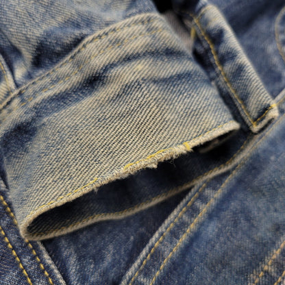 【現状渡し品】【メンズ】 Lee リー PATD-153438 101-J 刻印21 USA製 胸ポケ内ユニオンチケット付き 70-80S DENIM JACKET 70-80年代 デニム ジャケット トップス アウター 146-250917-cs-14-izu サイズ：不明 カラー：インディゴ 万代Net店