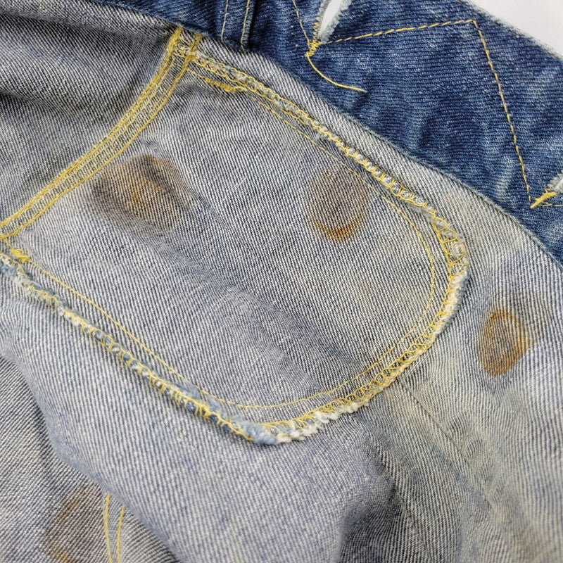 【現状渡し品】【メンズ】 Lee リー PATD-153438 101-J 刻印21 USA製 胸ポケ内ユニオンチケット付き 70-80S DENIM JACKET 70-80年代 デニム ジャケット トップス アウター 146-250917-cs-14-izu サイズ：不明 カラー：インディゴ 万代Net店