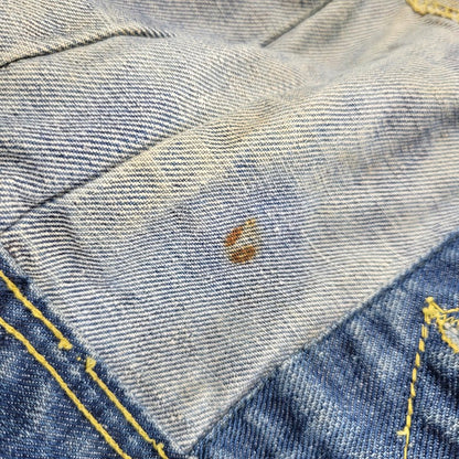 【現状渡し品】【メンズ】 Lee リー PATD-153438 101-J 刻印21 USA製 胸ポケ内ユニオンチケット付き 70-80S DENIM JACKET 70-80年代 デニム ジャケット トップス アウター 146-250917-cs-14-izu サイズ：不明 カラー：インディゴ 万代Net店