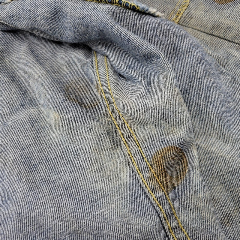 【現状渡し品】【メンズ】 Lee リー PATD-153438 101-J 刻印21 USA製 胸ポケ内ユニオンチケット付き 70-80S DENIM JACKET 70-80年代 デニム ジャケット トップス アウター 146-250917-cs-14-izu サイズ：不明 カラー：インディゴ 万代Net店