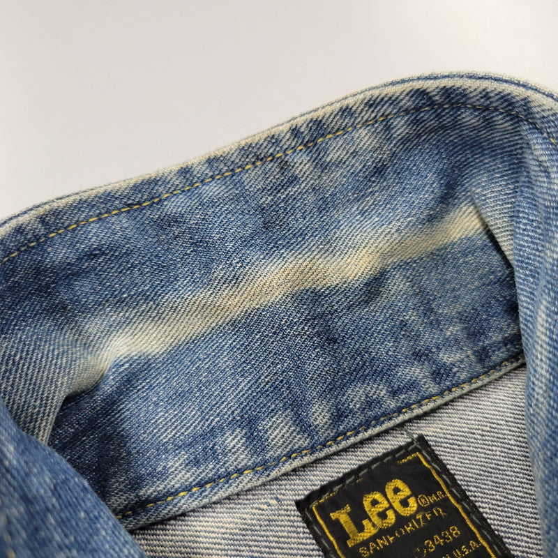 【現状渡し品】【メンズ】 Lee リー PATD-153438 101-J 刻印21 USA製 胸ポケ内ユニオンチケット付き 70-80S DENIM JACKET 70-80年代 デニム ジャケット トップス アウター 146-250917-cs-14-izu サイズ：不明 カラー：インディゴ 万代Net店