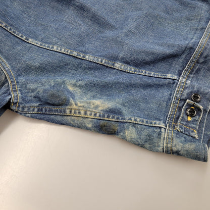 【現状渡し品】【メンズ】 Lee リー PATD-153438 101-J 刻印21 USA製 胸ポケ内ユニオンチケット付き 70-80S DENIM JACKET 70-80年代 デニム ジャケット トップス アウター 146-250917-cs-14-izu サイズ：不明 カラー：インディゴ 万代Net店