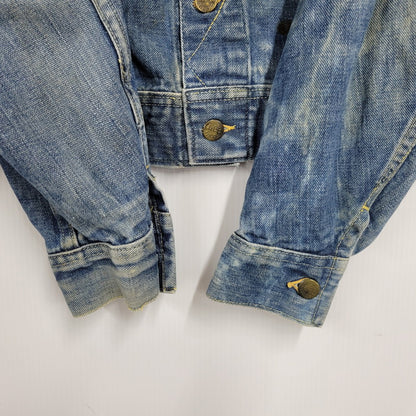【現状渡し品】【メンズ】 Lee リー PATD-153438 101-J 刻印21 USA製 胸ポケ内ユニオンチケット付き 70-80S DENIM JACKET 70-80年代 デニム ジャケット トップス アウター 146-250917-cs-14-izu サイズ：不明 カラー：インディゴ 万代Net店