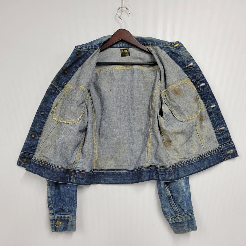 【現状渡し品】【メンズ】 Lee リー PATD-153438 101-J 刻印21 USA製 胸ポケ内ユニオンチケット付き 70-80S DENIM JACKET 70-80年代 デニム ジャケット トップス アウター 146-250917-cs-14-izu サイズ：不明 カラー：インディゴ 万代Net店